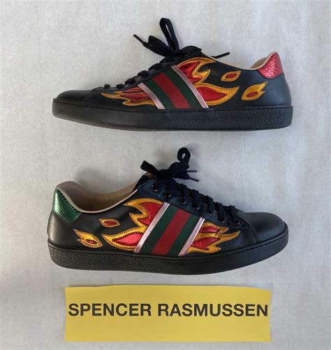 gucci flame sneakers replica|Gucci knockoff sneakers.